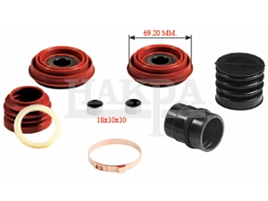 -KNORR TYPE-CALIPER PIN & DUST RUBBER REPAIR KIT